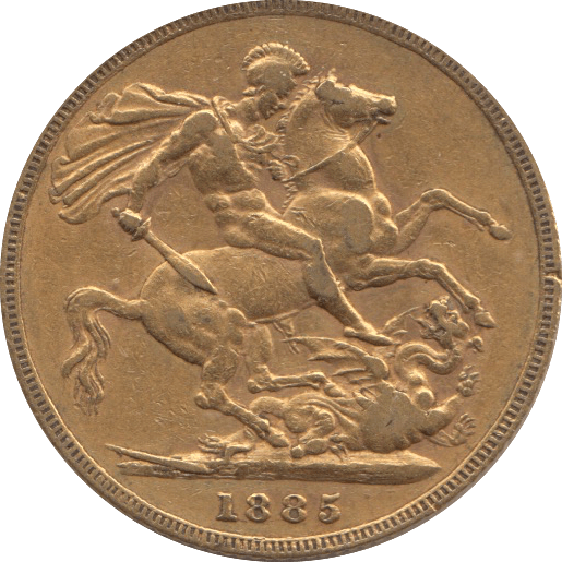 1885 GOLD SOVEREIGN MELBOURNE MINT - Sovereign - Cambridgeshire Coins