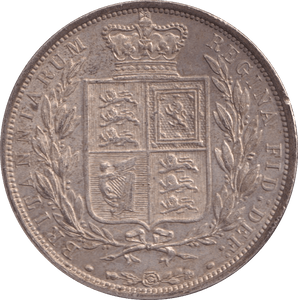 1885 HALFCROWN ( EF ) - Halfcrown - Cambridgeshire Coins