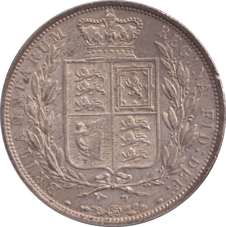 1885 HALFCROWN ( EF ) - Halfcrown - Cambridgeshire Coins