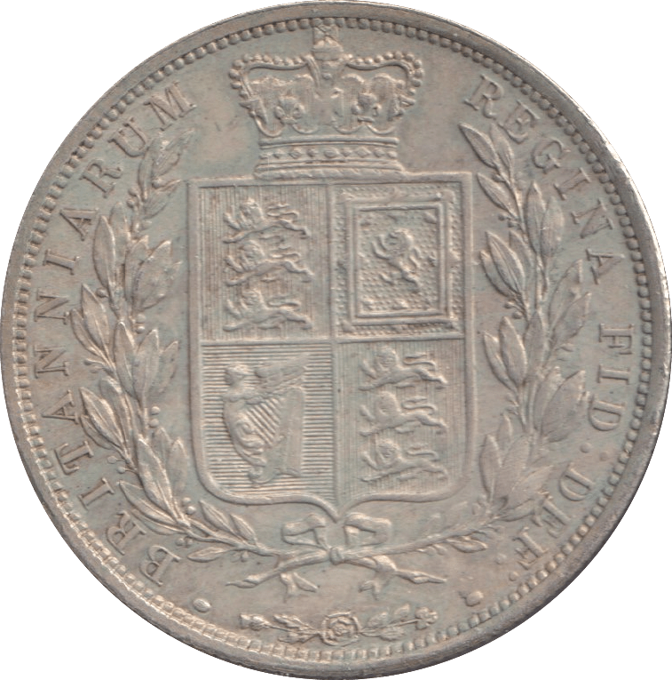 1885 HALFCROWN ( EF ) - Halfcrown - Cambridgeshire Coins