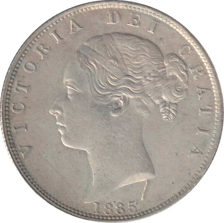 1885 HALFCROWN ( EF ) - Halfcrown - Cambridgeshire Coins