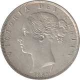 1885 HALFCROWN ( EF ) - Halfcrown - Cambridgeshire Coins