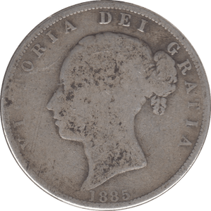 1885 HALFCROWN ( FAIR ) 4 - HALFCROWN - Cambridgeshire Coins
