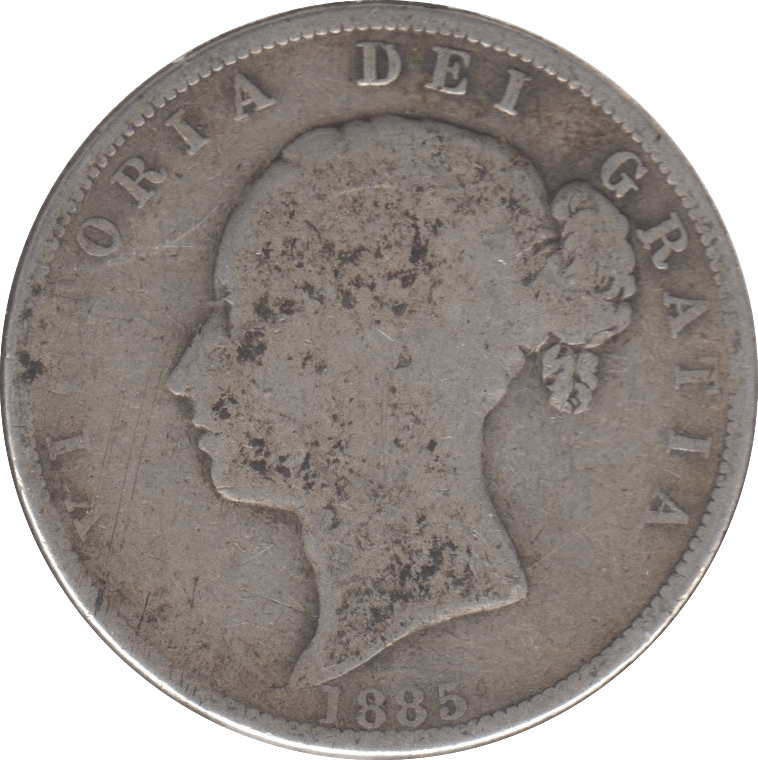 1885 HALFCROWN ( FAIR ) 4 - HALFCROWN - Cambridgeshire Coins