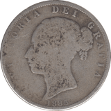 1885 HALFCROWN ( FAIR ) 4 - HALFCROWN - Cambridgeshire Coins