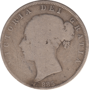 1885 HALFCROWN ( FAIR ) 4 - HALFCROWN - Cambridgeshire Coins