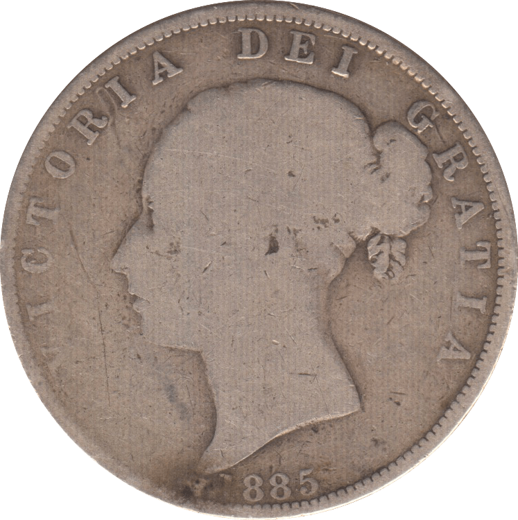 1885 HALFCROWN ( FAIR ) 4 - HALFCROWN - Cambridgeshire Coins