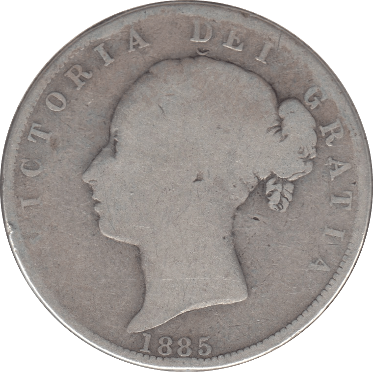 1885 HALFCROWN ( FAIR ) 6 - HALFCROWN - Cambridgeshire Coins