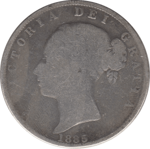 1885 HALFCROWN ( FAIR ) - Halfcrown - Cambridgeshire Coins