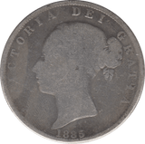 1885 HALFCROWN ( FAIR ) - Halfcrown - Cambridgeshire Coins