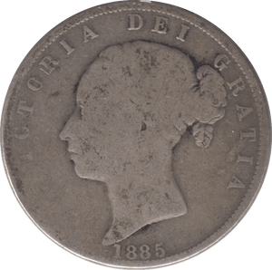 1885 HALFCROWN ( NF ) 2 - Halfcrown - Cambridgeshire Coins