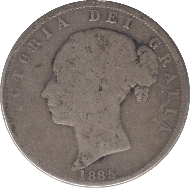 1885 HALFCROWN ( NF ) 2 - Halfcrown - Cambridgeshire Coins