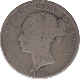 1885 HALFCROWN ( NF ) 2 - Halfcrown - Cambridgeshire Coins