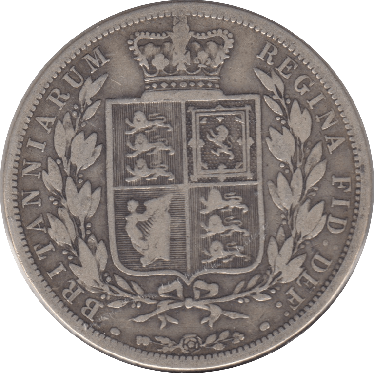 1885 HALFCROWN ( NF ) 6 - Halfcrown - Cambridgeshire Coins