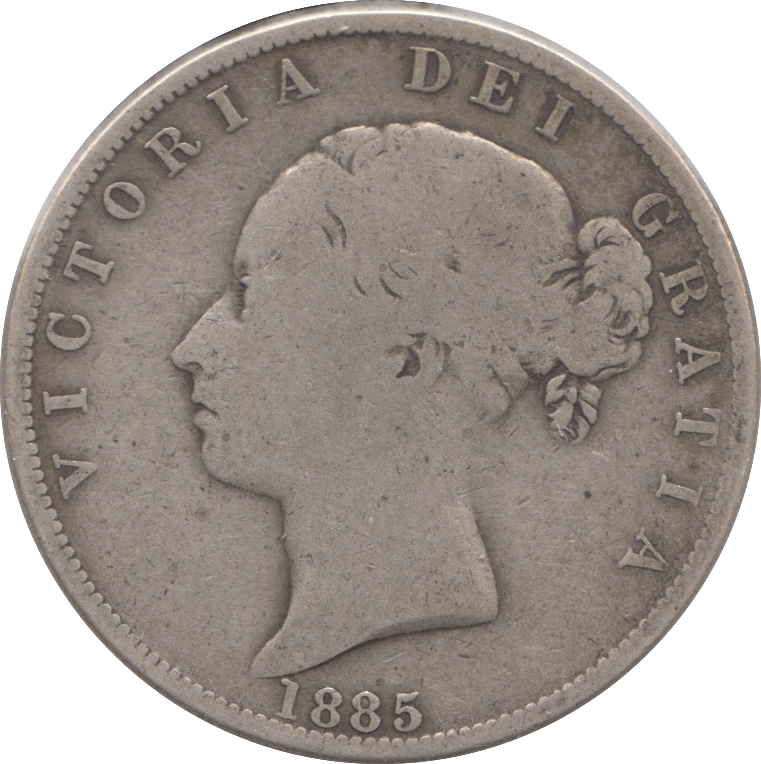 1885 HALFCROWN ( NF ) 6 - Halfcrown - Cambridgeshire Coins