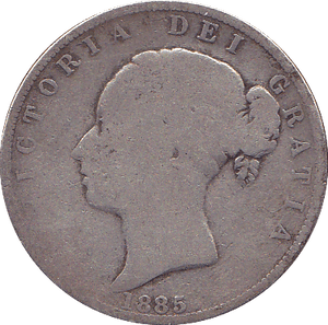 1885 HALFCROWN ( NF ) - Halfcrown - Cambridgeshire Coins
