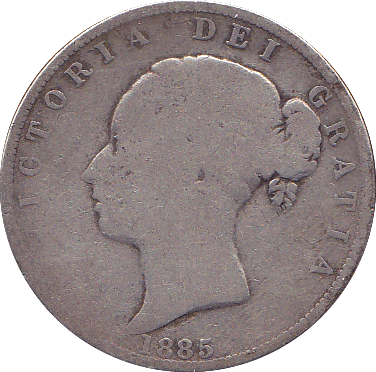 1885 HALFCROWN ( NF ) - Halfcrown - Cambridgeshire Coins
