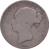 1885 HALFCROWN ( NF ) - Halfcrown - Cambridgeshire Coins