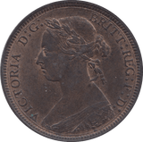 1885 HALFPENNY ( AUNC ) 16 - Halfpenny - Cambridgeshire Coins