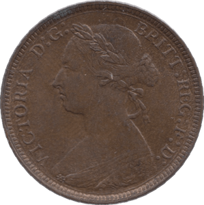 1885 HALFPENNY ( AUNC ) 2 - Halfpenny - Cambridgeshire Coins