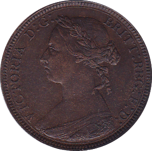 1885 HALFPENNY ( AUNC ) - Halfpenny - Cambridgeshire Coins