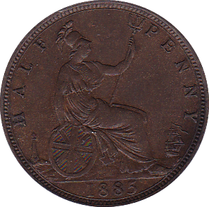 1885 HALFPENNY ( EF ) . - Halfpenny - Cambridgeshire Coins