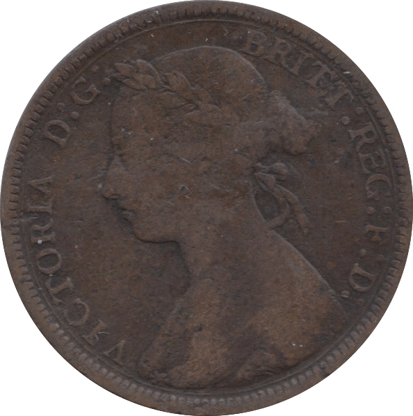 1885 HALFPENNY ( FINE ) 25 - Halfpenny - Cambridgeshire Coins