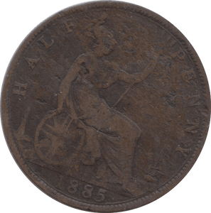 1885 HALFPENNY ( FINE ) 25 - Halfpenny - Cambridgeshire Coins