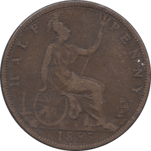 1885 HALFPENNY ( FINE ) - Halfpenny - Cambridgeshire Coins