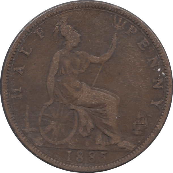 1885 HALFPENNY ( FINE ) - Halfpenny - Cambridgeshire Coins