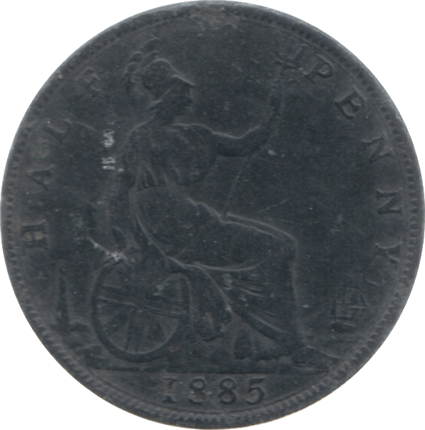 1885 HALFPENNY ( FINE ) - Halfpenny - Cambridgeshire Coins