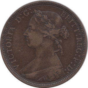 1885 HALFPENNY ( GF ) 8 - Halfpenny - Cambridgeshire Coins