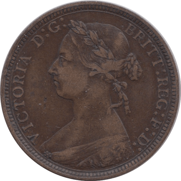 1885 HALFPENNY ( GF ) 8 - Halfpenny - Cambridgeshire Coins