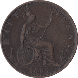 1885 HALFPENNY ( GF ) - Halfpenny - Cambridgeshire Coins