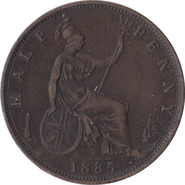 1885 HALFPENNY ( GF ) - Halfpenny - Cambridgeshire Coins