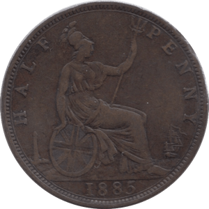 1885 HALFPENNY ( GF ) - Halfpenny - Cambridgeshire Coins