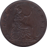 1885 HALFPENNY ( UNC ) - Halfpenny - Cambridgeshire Coins