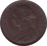1885 HALFPENNY ( UNC ) - Halfpenny - Cambridgeshire Coins