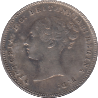 1885 MAUNDY FOURPENCE ( EF ) - Maundy Coins - Cambridgeshire Coins