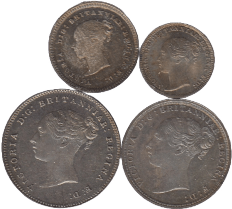 1885 MAUNDY SET VICTORIA - Maundy Set - Cambridgeshire Coins