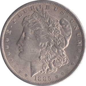 1885 MORGAN DOLLAR USA NEW ORLEANS MINT - SILVER WORLD COINS - Cambridgeshire Coins