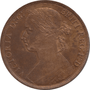 1885 PENNY 1 ( AUNC ) 70 - Penny - Cambridgeshire Coins
