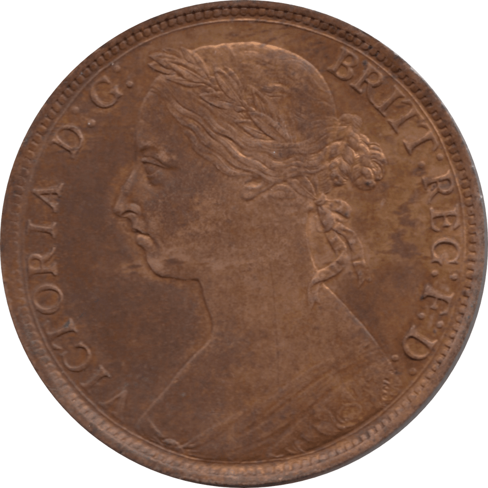 1885 PENNY 1 ( AUNC ) 70 - Penny - Cambridgeshire Coins