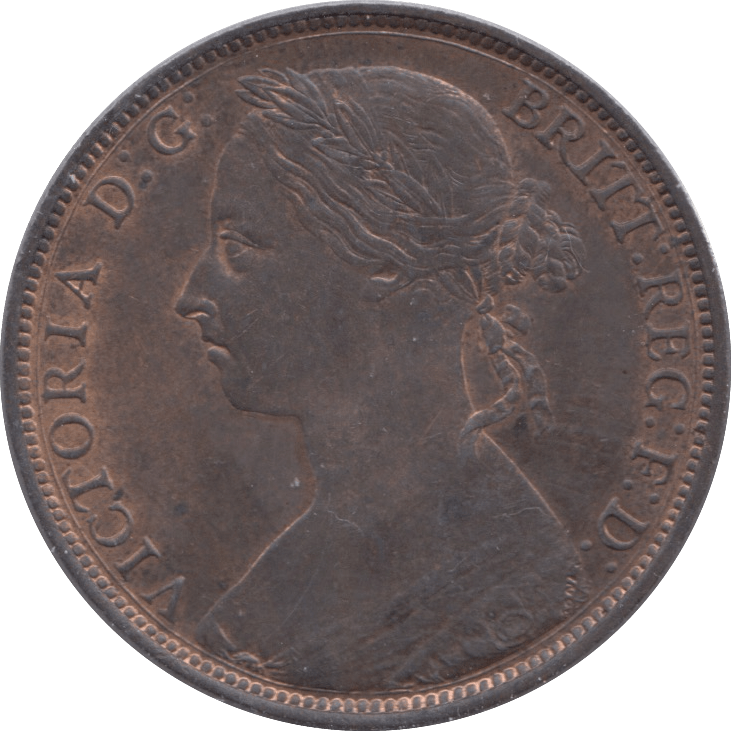 1885 PENNY ( AUNC ) - Penny - Cambridgeshire Coins