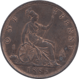 1885 PENNY ( AUNC ) - Penny - Cambridgeshire Coins