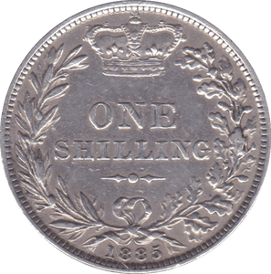 1885 SHILLING ( EF ) CLEANED - Shilling - Cambridgeshire Coins