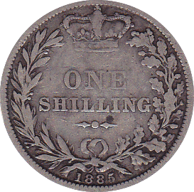 1885 SHILLING ( F ) - Shilling - Cambridgeshire Coins