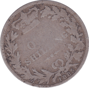 1885 SHILLING ( FAIR ) A - Shilling - Cambridgeshire Coins