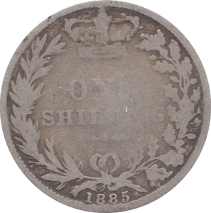 1885 SHILLING ( FAIR ) B - Shilling - Cambridgeshire Coins