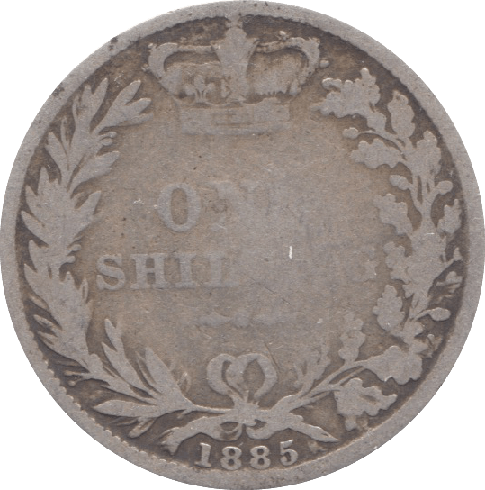 1885 SHILLING ( FAIR ) B - Shilling - Cambridgeshire Coins